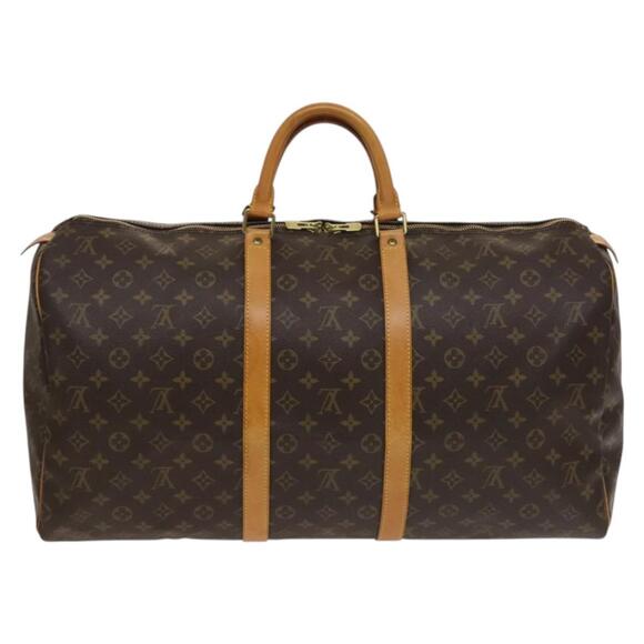 LOUIS VUITTON Monogram Keepall 55 Boston Bag M41424 - Picture 2 of 16